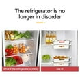 thumbnail image 3 of LYCAQL Fridge Egg Holder, Pull Out Refrigerator Drawer Organizers Fridge Shelf Holder Storage Box Adjustable Snap On Refrigerator Egg Storage Box Container Eggs Tray for 12 Eggs, 3 of 5