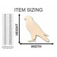 thumbnail image 2 of Unfinished Wood Falcon Shape - Animal - Bird - Wildlife - Craft - up to 46" DIY 24" / 1/8", 2 of 3