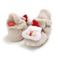 thumbnail image 2 of Botines para Bebé Botines de Lana Acogedores Zapatos de Bebé Suaves con Suela Antideslizante, Calcetines cálidos de Invierno para Zapatos de Primeros Pasos para bebés recién Nacidos (12-18 Meses), 2 of 4