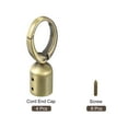 thumbnail image 3 of Uxcell 0.71" Cord End Cap Terminators Cord Finding for Tassel Making, 4 Pack Bronze, 3 of 5