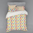 thumbnail image 2 of Ambesonne Easter Bedding Set 3 Pcs, Chicken Daisies, Twin XL, Multicolor, 2 of 3