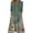A-Army Green544, variant on XIAOCHA Floral Print Two Piece Maxi Dress for Women Loose Fit Three Quarter Sleeve Notch Neck Elegant Party Dresses
