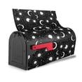 thumbnail image 3 of Gukieu Crescent and Stars Print Magnetic Mailbox Cover, Sun-proof and Waterproof Home Yard Mailbox Cover-21x18 in, 3 of 8