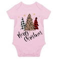 thumbnail image 3 of Gelikeya Christmas Baby Boy Girl Outfit Long Sleeve Pajamas Baby Sleepers Toddler PJs Outfit Jumpsuit Bodysuits (A01 Light Pink, 6-9 Months), 3 of 4