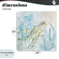 thumbnail image 4 of Stupell Industries Bohemian Sea Swim Turtle Canvas Art, 30 x 30, by Kim Allen, 4 of 8