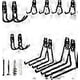 thumbnail image 3 of 2 Heavy Duty Garage Hooks - Garage Storage Hooks - Garden Tool Storage Hooks - Wall Mounted Steel Hooks - Multifunctional Heavy Duty Garage Storage H, 3 of 5