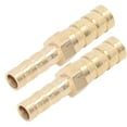 thumbnail image 3 of Empalmador de púas para manguera de latón, 2 piezas Conector reductor de púas Reductor de púas para manguera de latón Acabado de lujo, 3 of 14