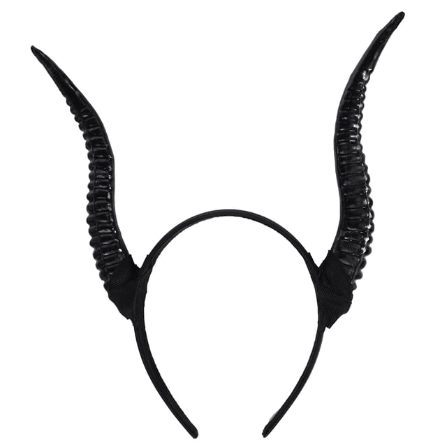 Diademas de parodia de Halloween, tocado único de cuerno de oveja, accesorios para fiesta de disfraces