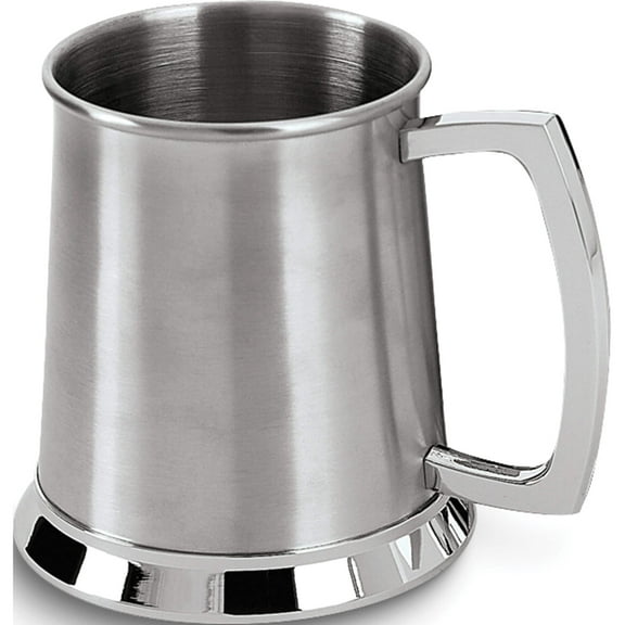 Fashion Stainless Steel Satin Finish 20 Oz. Tankard (4.25 X 4.25) Made In China gm810