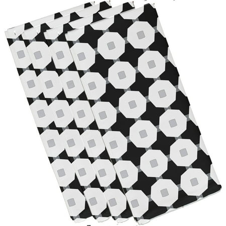 

Simply Daisy 18 x 18 Black Button Up Napkins Set of 4