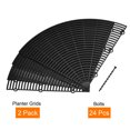thumbnail image 3 of 20.5 Planta Maceta Rejilla, 2 Paquetes Redondo ABS Maceta Suelo Protector Cubierta, Negro, 3 of 5