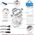 thumbnail image 3 of Stainless Steel Portable Electric Lunch Box 12V 24V Car Truck Food Warmer Heated Container 220V 110V Work Office EU US Plug Set Lunchbox Only Compatible-110V, 3 of 6