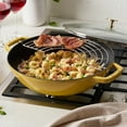 thumbnail image 5 of Staub Cast Iron Perfect Pan , Dutch Oven, 4.5-quart,  serves 4-5, Made in France, Citron, 5 of 9