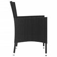 thumbnail image 4 of vidaXL Patio Chairs ll Weather Dining Single Chair with Cushions Poly Rattan, 4 of 71