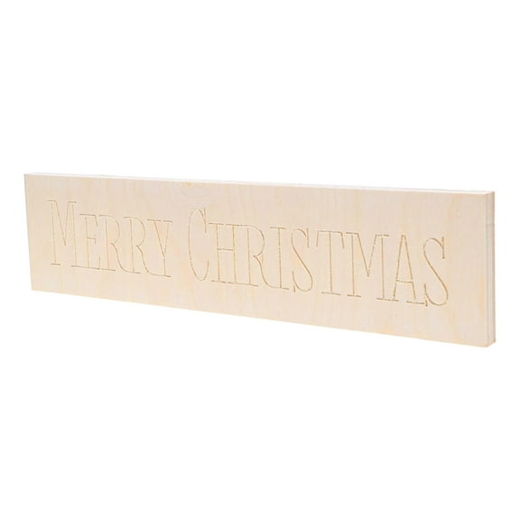 Good Wood By Leisure Arts Wood Shapes - Merry Christmas