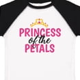 thumbnail image 4 of Inktastic Princess of the Petals with Crown Girls Toddler T-Shirt, 4 of 5