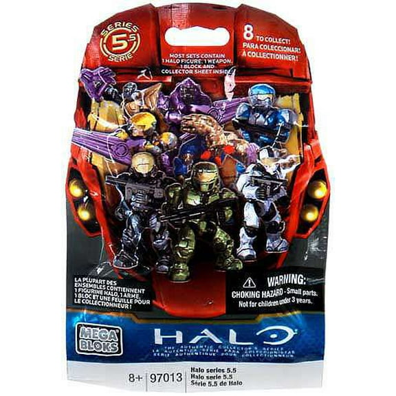 Mega Bloks Halo Series 5.5, Mystery Minifigure Pack, Action Figures, Multicolor