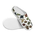 thumbnail image 3 of Daiia Various Turtle Print Women’s Fuzzy Slippers Memory Foam Lightweight House Shoes Cozy Loafer Flannel House Shoes-37/38, 3 of 7