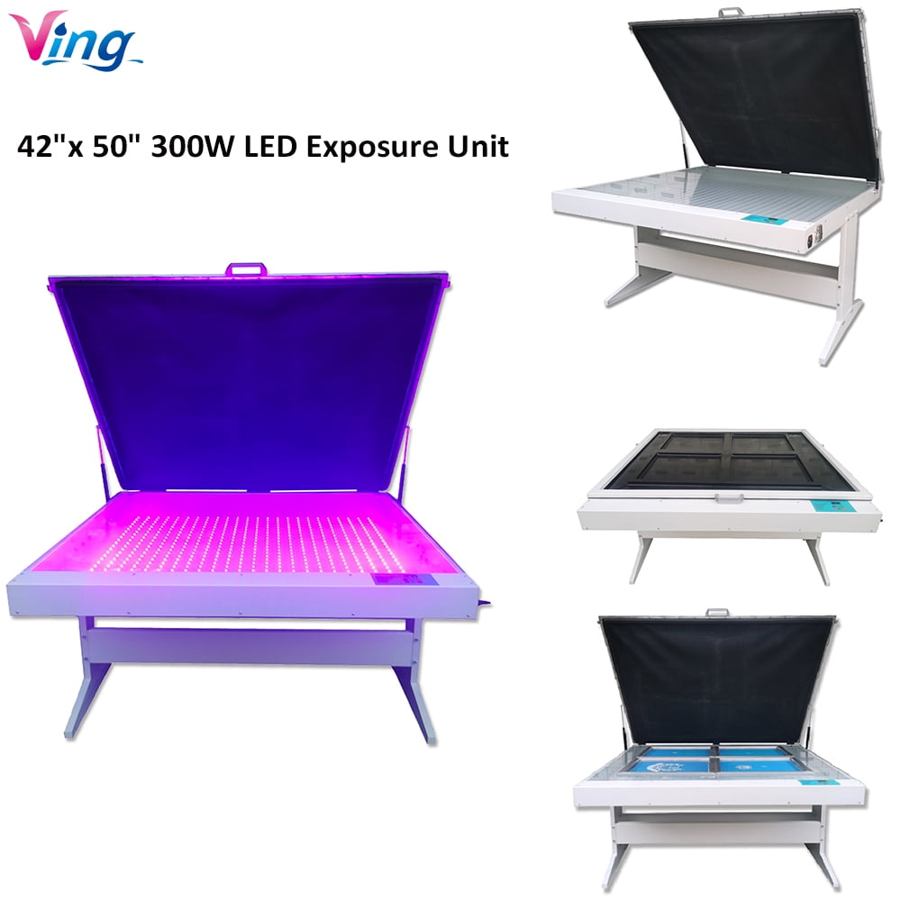 VING Vacuum LED UV Exposure Unit 42"x 50" 300W Screen Printing Exposure