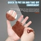 thumbnail image 5 of Guantes de cuero de vaca antideslizantes, manoplas con almohadillas para levantamiento, cinturón para protección de la palma en entrenamiento, para fitness, crossfit y gimnasio, 5 of 5