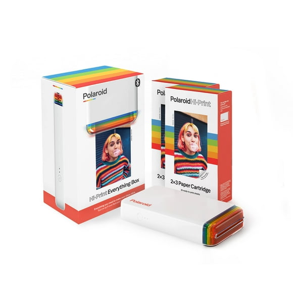 Impresora fotográfica de bolsillo Bluetooth Polaroid Hi-Print con 40 hojas