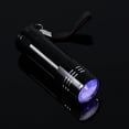 thumbnail image 4 of Ccdes ultraviolet LED flashlight, LED handheld blacklight ,Aluminum Alloy UV 9 LED Ultra Violet Flashlight Backlight Torch Light Lamp, 4 of 8