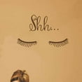thumbnail image 3 of Eyelash Pattern Girls Bedroom Wall Sticker Furniture Door Wallpaper Bedroom Indoor Removable PVC Decals, 3 of 4