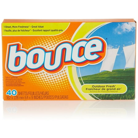 Bounce Dryer Sheets, Outdoor Fresh, 40 Count