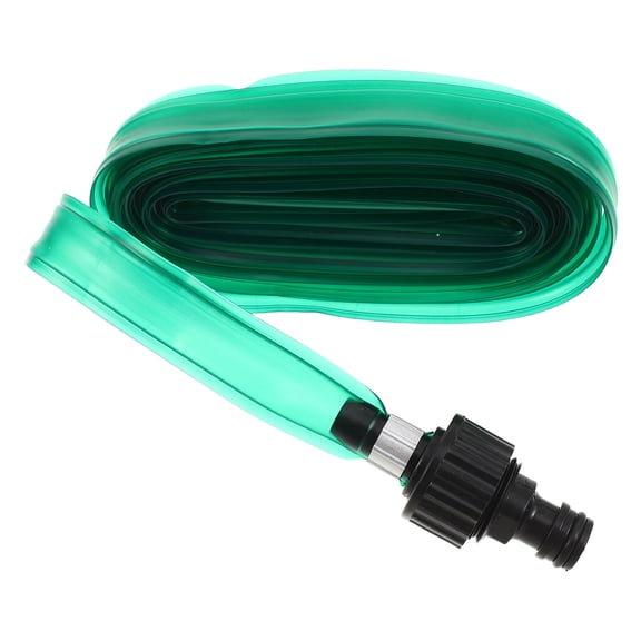 LOLIPPYY Green PVC Flat Soaker Hose for Garden Irrigation and Water Saving