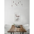 thumbnail image 4 of Flamingo Splash Floater Framed Painting Print on Canvas, 4 of 6