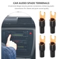 thumbnail image 3 of 10 terminales de conexión rápida para audio de coche, conectores de horquilla para cable de amplificador, terminales de horquilla para cable de altavoz de coche, 3 of 7