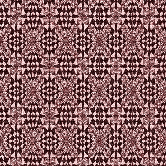 Ahgly Company Machine Washable Indoor Square Transitional Pink Daisy Pink Area Rugs, 8' Square
