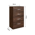 thumbnail image 2 of Mueble Cómoda MADIK 4 Cajones MODERNO, 2 of 3