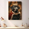 thumbnail image 4 of Dog Canvas Print Funny Labrador Retriever Dog Painting Poster Vintage Wall Art Starry Night Artwork Picture for Bedroom Decor, 4 of 6