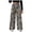 Grey, variant on zaveiop Camo Pants Women Baggy Fleece Y2K Camouflage Cargo Pants High Waisted Wide Leg Drawstring Jogger Sweatpants (White, L)