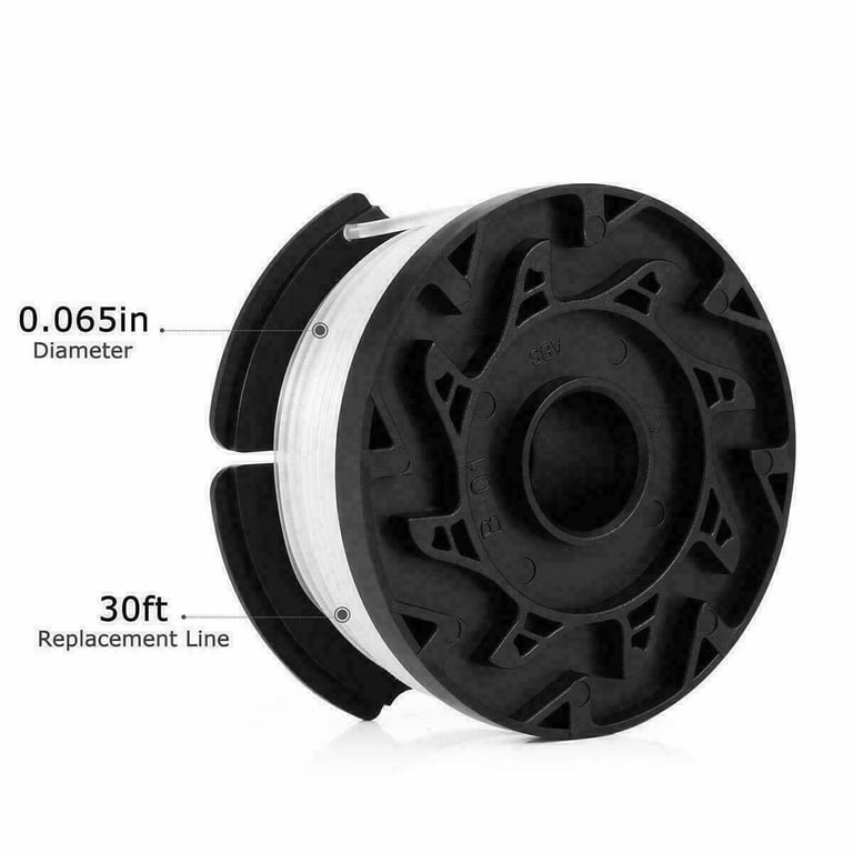 Replacement for - BLACK+DECKER AF-100-3ZP 30ft .065 Trimmer Spool, 4-Pack
