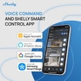 thumbnail image 2 of Shelly 1PM Gen4 &ndash; M&oacute;dulo Interruptor Inteligente 16A Matter, Zigbee y Wi-Fi, Medici&oacute;n de Consumo, Control Remoto App, Luces Inteligentes, Compatible Alexa, Google Home,, 2 of 7