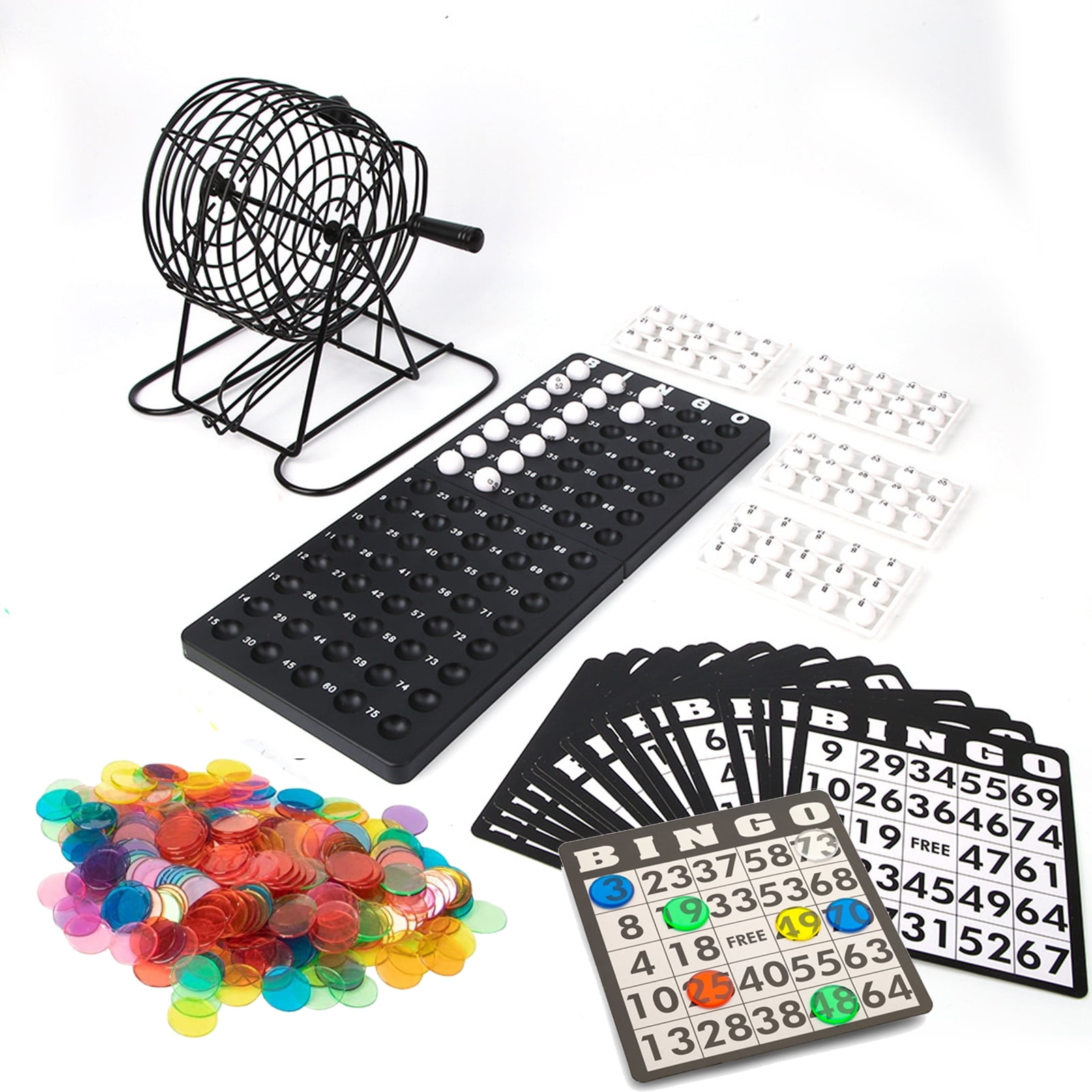 STOBOK 1 Ensemble Électrique Loterie Machine Mini Loto Jeux Machine Bingo Machine avec des Boules pour Articles De Fête 