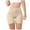 Khaki, variant on Seamless Shaping Boyshorts Panties for Women Slip Shorts Under Dress Shapewear Shorts Tummy Control Underwear White XL
