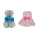 thumbnail image 4 of Greeniant Ropa para mascotas Vestidos cómodos Ropa elástica para mascotas Faldas Trajes transpirables encantadores Fiesta de ocio para primavera verano Ropa para mascotas Azul XS Greeniant PT000681-01, 4 of 6