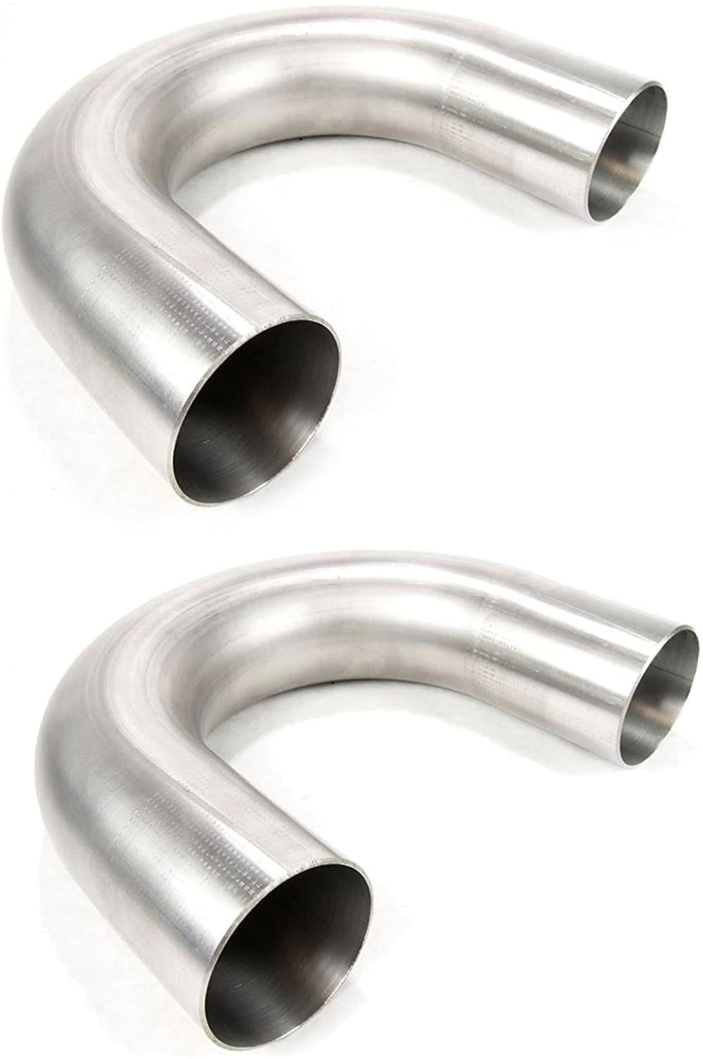 Details about   2x Squirrelly 3inch 180 Degree U 304 Stainless Steel Mandrel Bend Piping Exhaust 