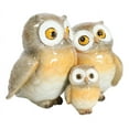 thumbnail image 4 of Forest Whimsical Mother Father Owls And Baby Owlet Family Trio Figurine, 4 of 9
