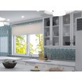 thumbnail image 3 of Mediterranean Athens Blue 1-in. Marble Look Polished Glass Mosaic Wall and Floor Tile, 3 of 5