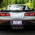 thumbnail image 5 of Aluminum License Plate Frame 2 Pack Car Exterior Accessory Car Tag Holder for Front Rear Plates Cars Decor Little Butterfly and Rose, 5 of 7