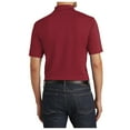 thumbnail image 3 of Yellow Rooster Men's Dry Zone UV Micro Mesh Polo Burgundy 2XL, 3 of 4