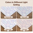 thumbnail image 7 of Design&I 2'x3' Ultra Soft Door Mat, Mermaid Wave Kawaii Motifs Scale Cute Starfish Border Purple Flowing Dynamic None Fluffy Washable Easy Care Indoor rug for Bedside Entryway, 7 of 7