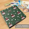 thumbnail image 4 of FORMRS 3 Ring Photo Album 4"x6" Self Adhesive Large Capacity PU Leather Cover, Christmas Hats, 4 of 8
