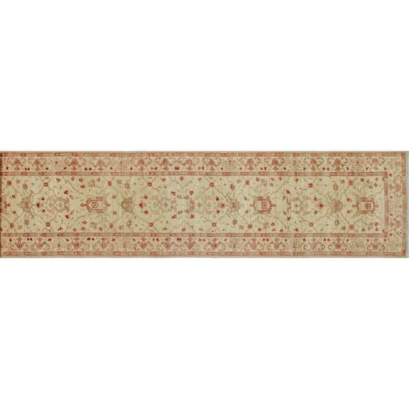Sun-Faded Sutton Ivory/Ivory Rug, 2'7" x 11'4"