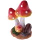 thumbnail image 3 of Seta de resina con adorno de animales Jardín de hadas Seta Macetas de jardín Decoración Adorno de cerámica para bricolaje Casa de muñecas Maceta Maceta Plantas Estatua - Seta de caracol rojo TUNC Sencillez, 3 of 5