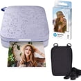 thumbnail image 1 of HP Sprocket Portable 2" x 3" Instant Photo Printer w/Zink Paper Bundle (Lilac), 1 of 4
